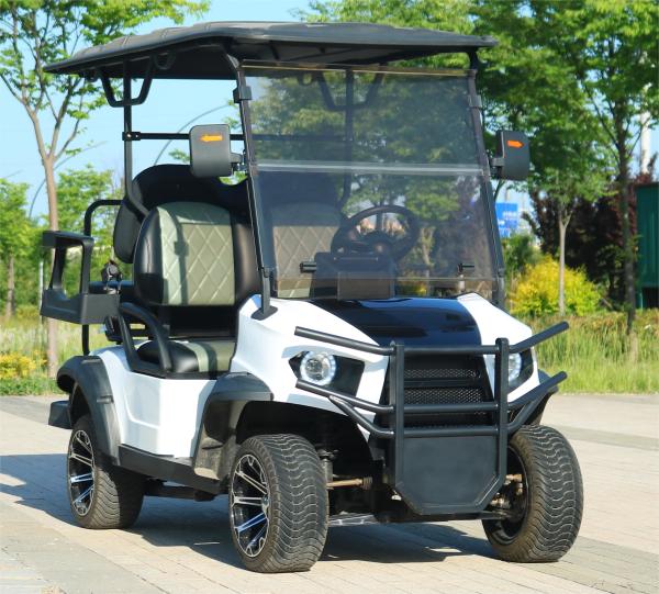 Latest Fashion Style 4×4  4WD Electric Golf Cart Lithium Battery 5kw Motor 14inch Off-Road Tire
