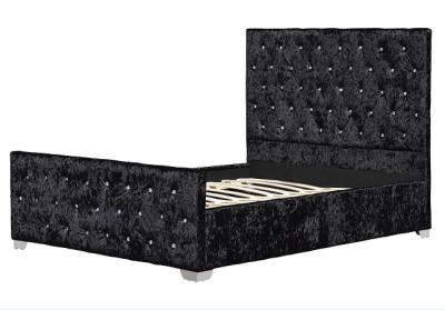 BSCI estofou o quadro da cama com Diamond Headboard European Style Customized