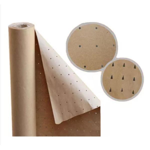 Brown Perforated Kraft Paper Economical 50gsm Roll 25kg