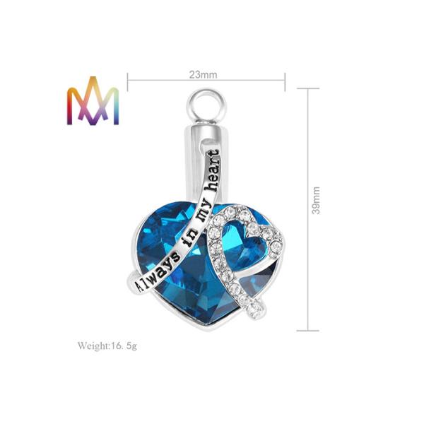 Вечность меди OEM в моих шармах ожерелья урны сердца