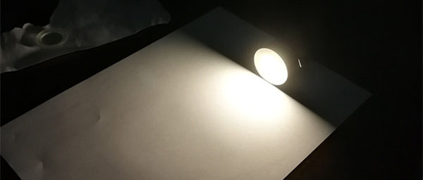 Milk Glass LED Underground Light / Mini Buried Underground Driveway Lights
