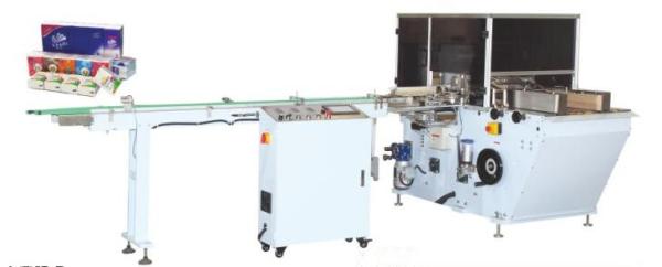 Controle totalmente automático dobro do PLC de Siemens da máquina de envolvimento do pacote de Hankerchief