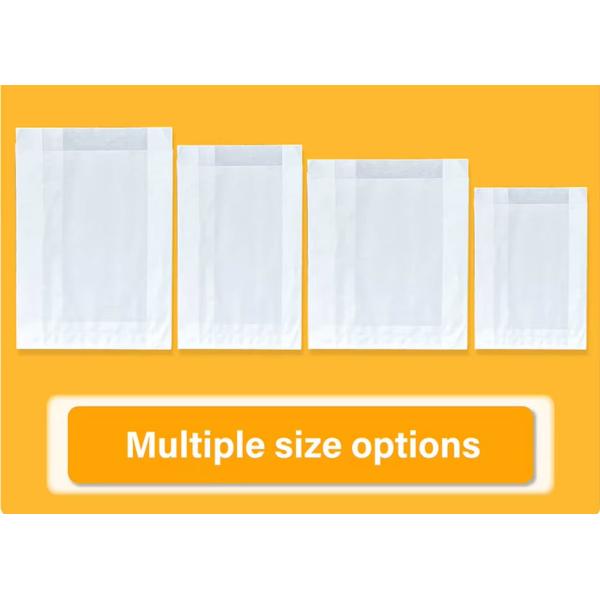 Euro-compliant Greaseproof Pin-Bottom Paper Bag Custom Logo Bakery Food Grade Packaging