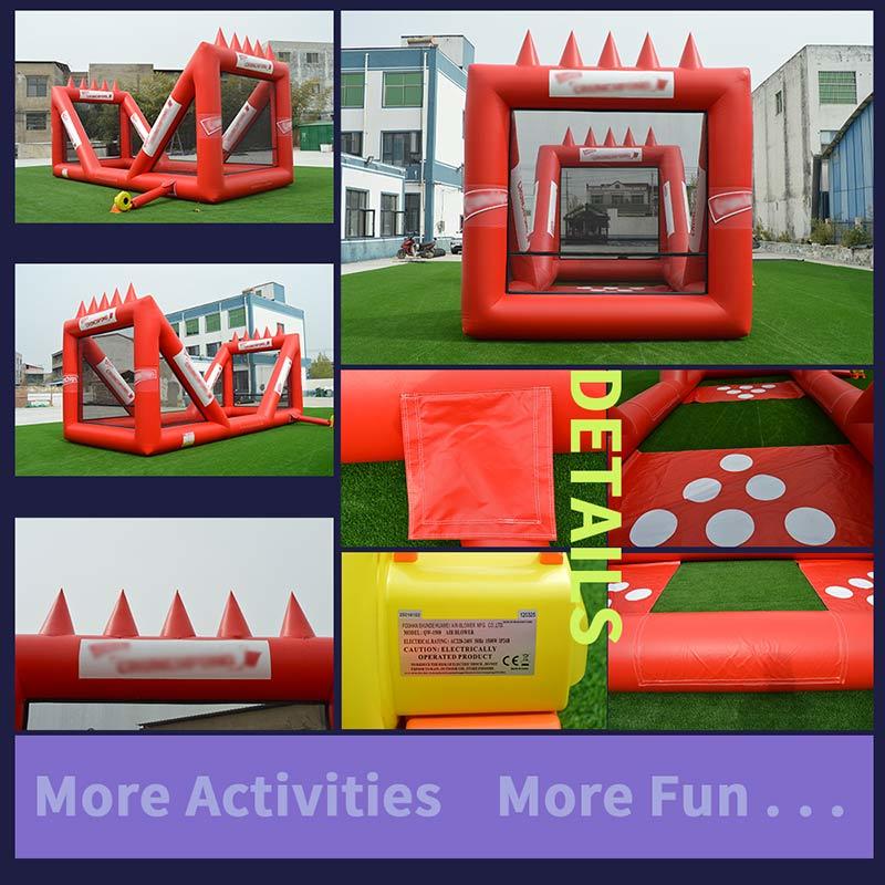 Commercial Grade Inflatable Basketball Game Dual Lane Basketball Shootout for Party Rental Business