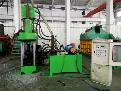 Imprensa de ladrilhagem livre do metal da vibração/imprensa hidráulica do carvão amassado ferro de sucata