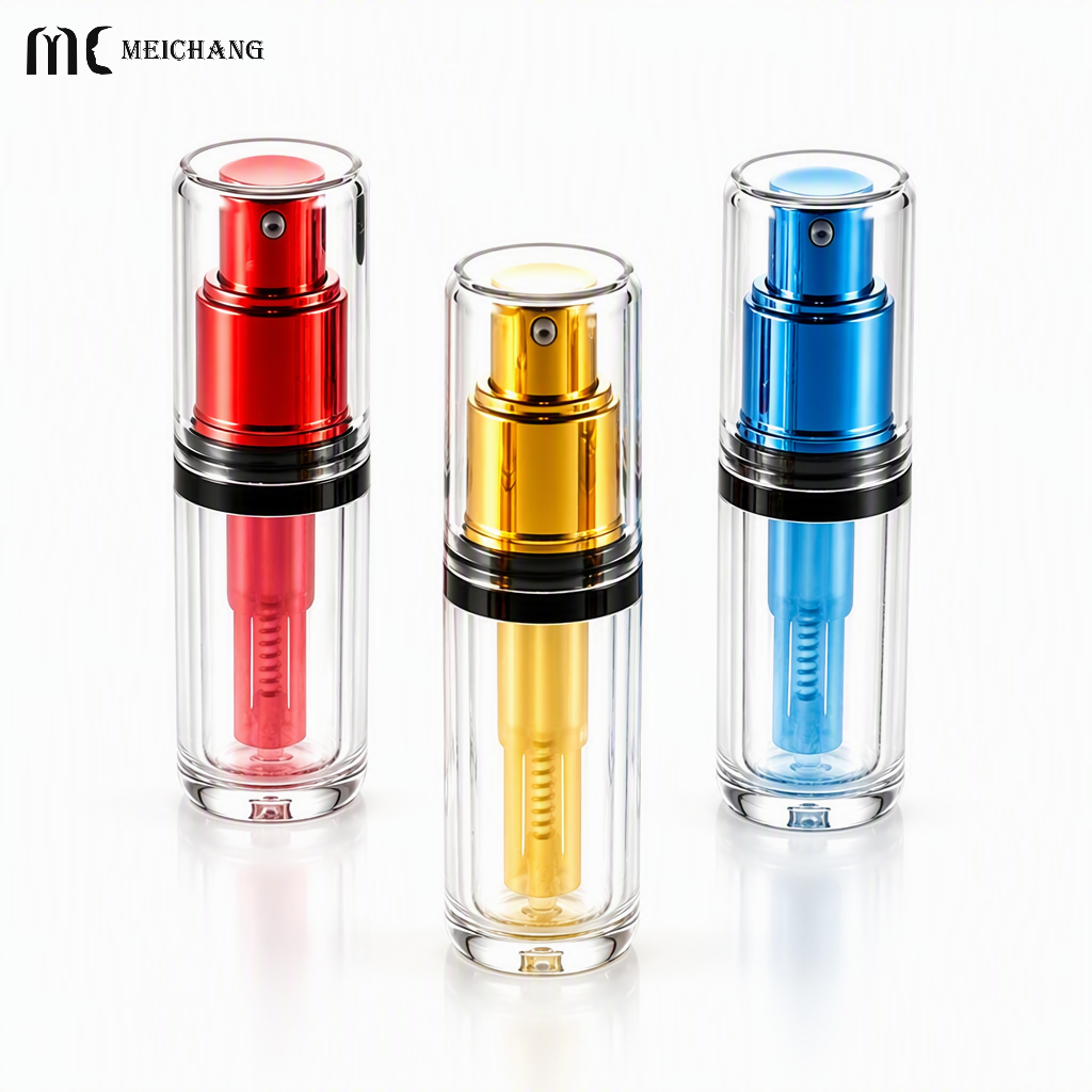 10ml/15ml/20ml Acrylic Dry Powder Spray Bottle with Screw Cap for Cosmetic Packaging (MC-1508)