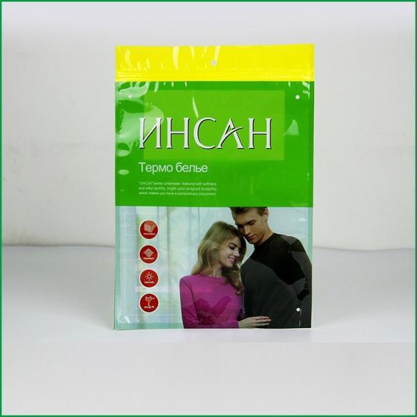 Изготовленные на заказ Зиплок пластиковые мешки упаковывая сумку пластиковой упаковки футболки для одежд