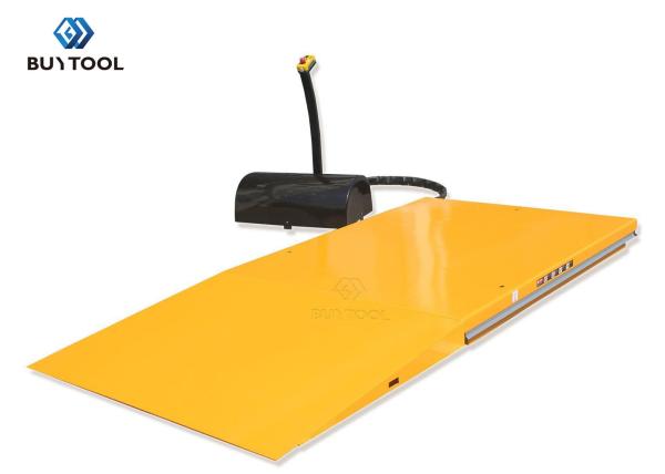 Assoalho original de 1000 quilogramas - montado Scissor a tabela de elevador elétrica com armário externo 1.1kw