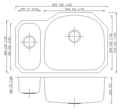 304 толщина кухонной раковины 16Г шара нержавеющей стали двойная с длинной продолжительностью жизни