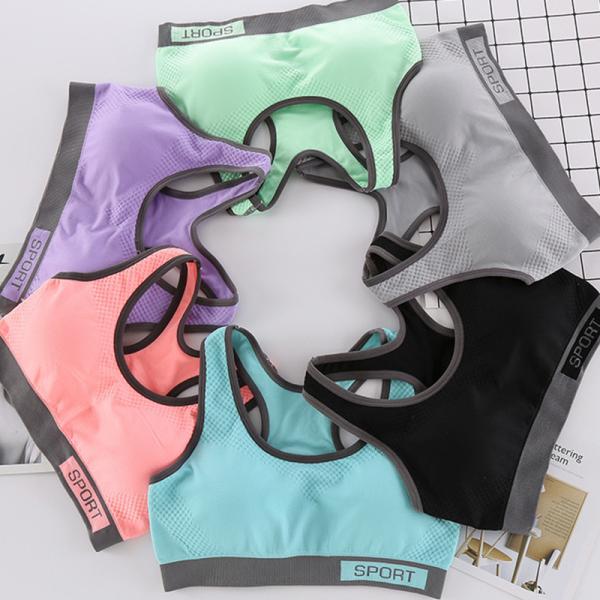 Underwire Sports Bras For Women High Impact Large Bust Macaron Color