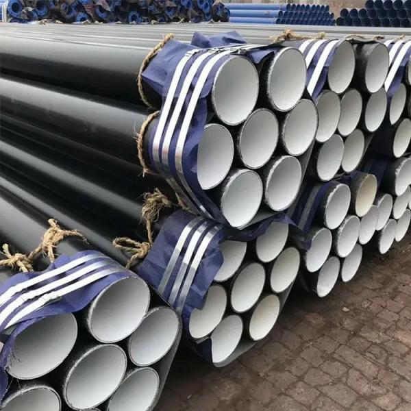 Tubo de aço de precisão anti-corrosão de 3800 mm SS400 SAW Tubo de aço revestido de plástico