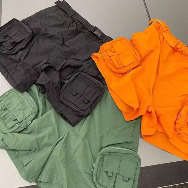 OEM Logo personnalisé Vêtements de rue Pour Hommes Fermeture à glissière Poche Shorts Cargo Gymnastics Supersize Basketball Noir Jogger Sports Cargo Pantalon