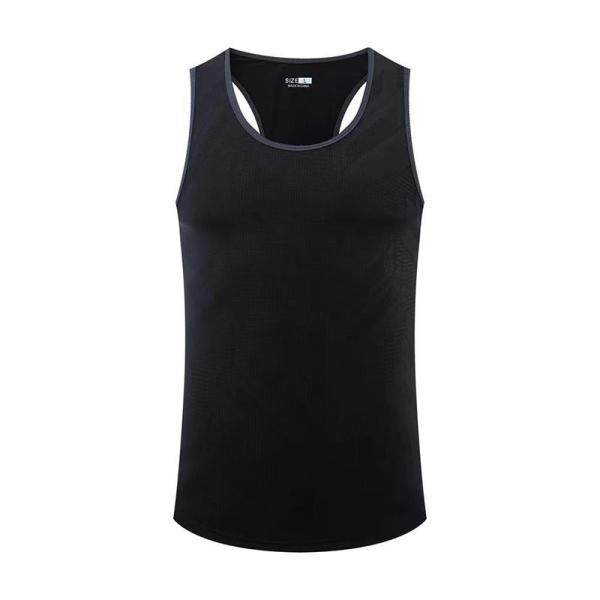 Leisure Sports Mens Summer Vest Breathable Quick Drying Elastic Moisture Wicking
