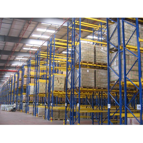 Fully Adjustable Pallet Rack Beams Selective Warehouse Storage Racking System by Manufacturer 3000kg Heavy Duty Frame