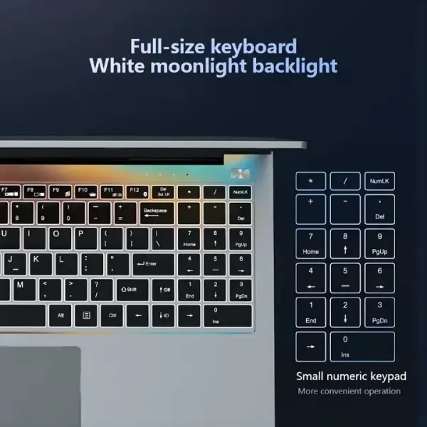 16inch Full HD Gaming Laptop with Intel Core I7 1260P and MX550 4GB Graphics Notebook Computer