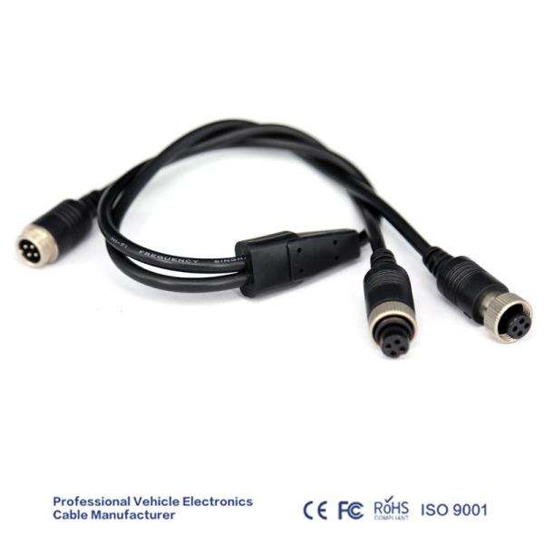 12V-24V GX16 4 Pin Female Aviation Cable Connector For Car CCTV
