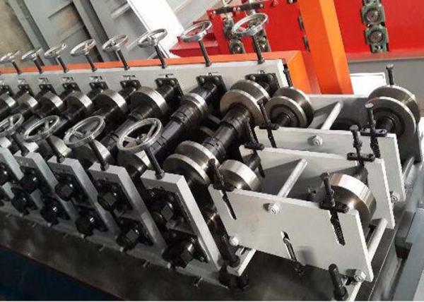 Door Frame Steel Roll Forming Machine Materials Saving Works Stablly