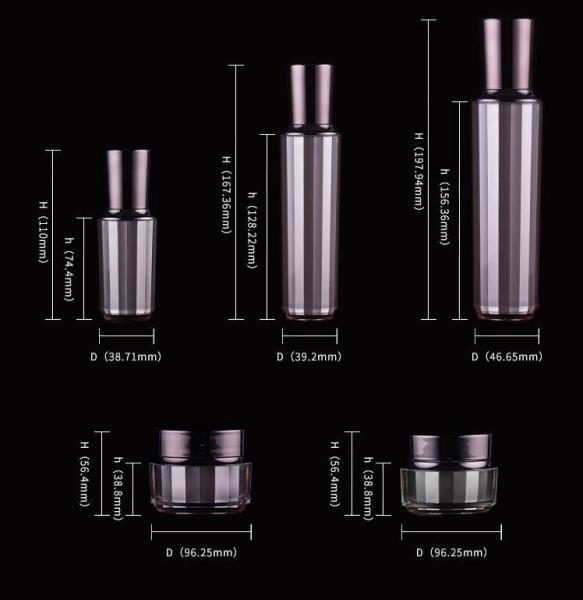 MS Material Skin Care Packing Set Spiral Lock 30ml 50ml 100ml 30g 50g (MC-304)