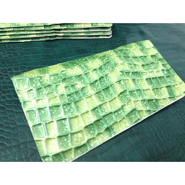 Fashion Customized Outer Skin for LANDSCAPE Pattern Semi-finished Pu Wallet Accessories