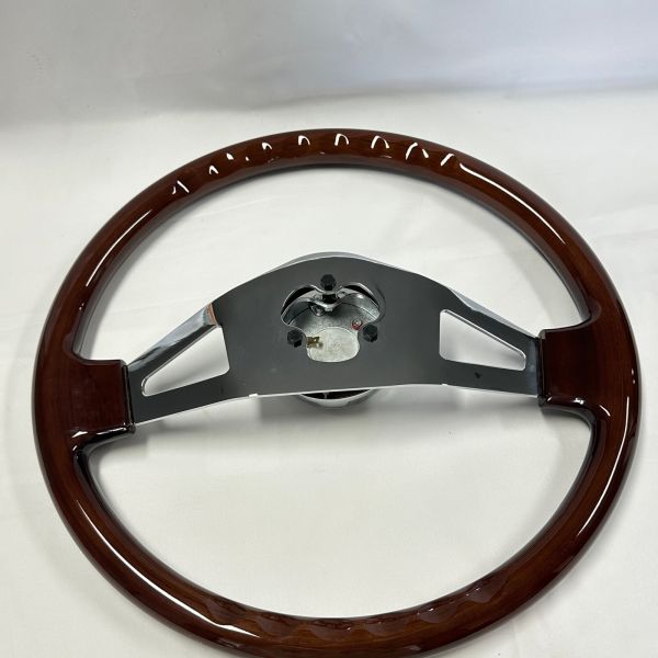 18 Inch Aftermarket Walnut Wood Steering Wheels For Classic Trucks