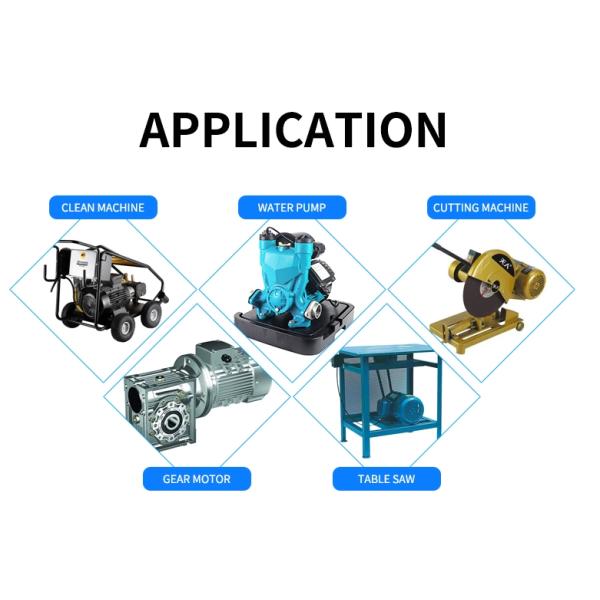 мотор одиночной фазы 220v 50hz 0.16HP 0.12KW для пилы таблицы