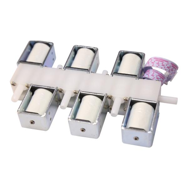 Fin normale miniature de 12 de volt de l'eau manières de la vanne électromagnétique 2 pour le fabricant de café