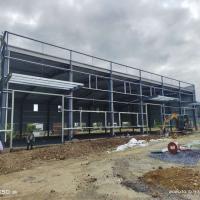 Construcción de estructuras prefabricadas de acero para talleres de almacenes