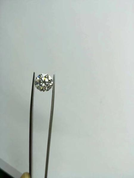 Genuine 2.5 ct VVS Round Cut Loose Moissanite 8.5 mm DEF White