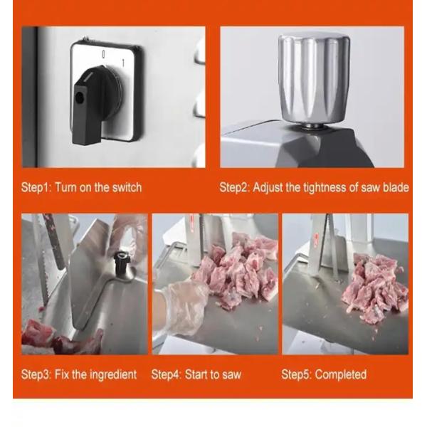 Коммерческая машина для резки замороженного мяса напряжение 110 В Костная пила