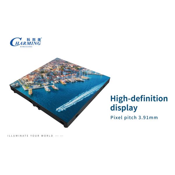 IP65 WATERROOF P3.91 VIDEO FLOOR TILES TEMPERED GLASS VERSION