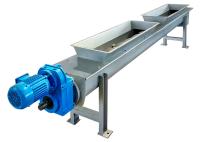 transporte do alimentador de parafuso de Shaftless do diâmetro de 300mm para o emplastro molhado