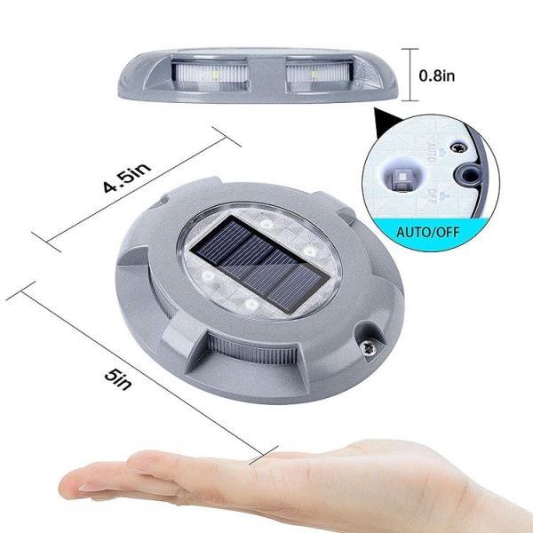 Weather Proof Solar Powered LED Ground Lights , In Ground Deck Lights For Sidewalk Stair