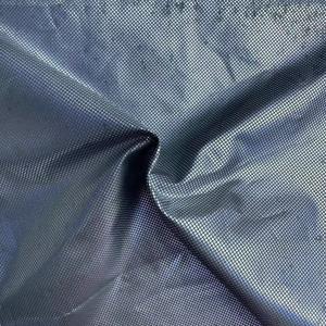 100% Poliéster 50D*50D 290T Poly Taffeta com prata