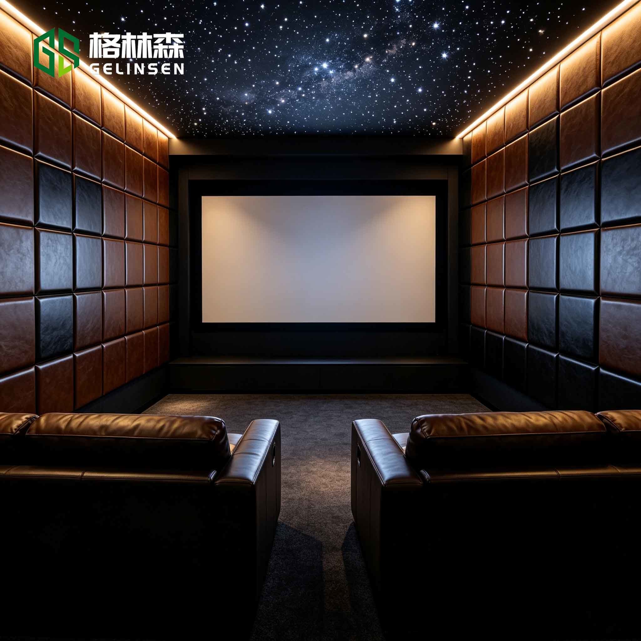 New Fiberglass Acoustic Wall & Ceiling Panels 600*600 Soundproof Board for Office Studio