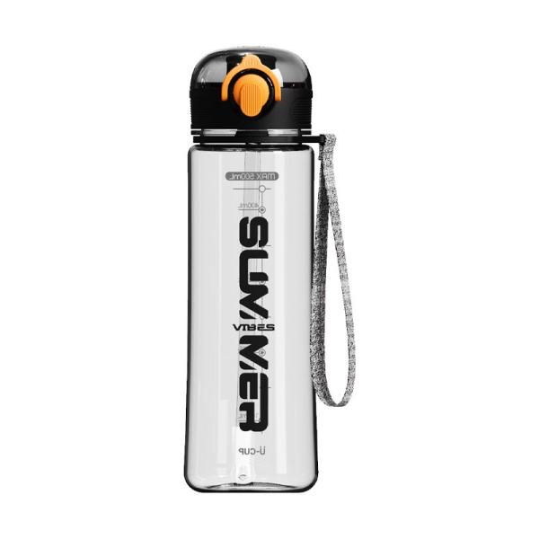 Customized 16oz 500ML Tritan Plastic Sport Bottles with Straw BPA Free