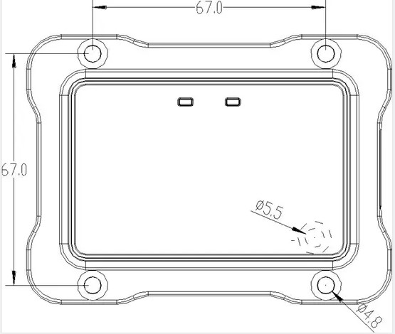Детектор IP65 радиолокатора автомобиля ворот 100ms 24GHz барьера CE