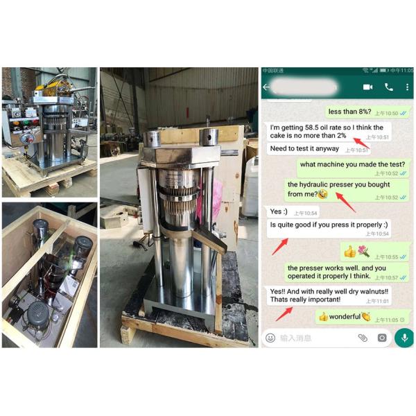 Farms Customized Hydraulic Cocoa Butter Walnut Sesame Oil Extraction Machine for Oil Pressing