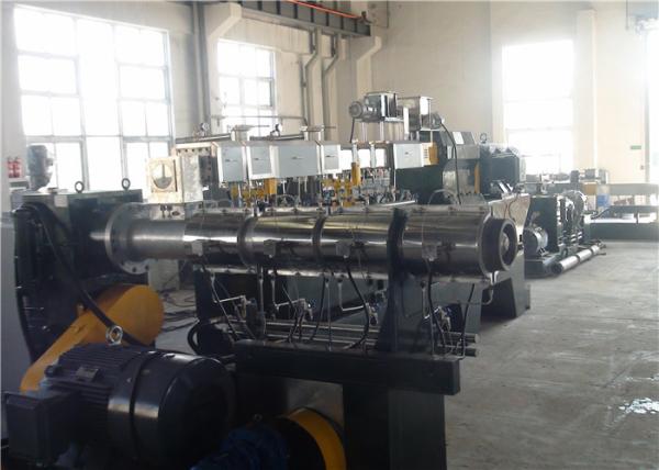 Heavy Duty PVC Granules Machine  , Two Stage Industrial Extruder Pellet Machine