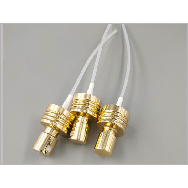 Aluminum Cosmetic Treatment 18mm Cream Dispenser Pump With Clip