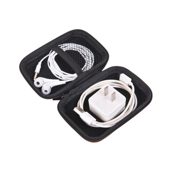 Fordable Travel Plastic Containers , Cable Storage Organizer With EVA Polyester