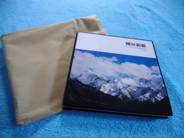 Classic 10x14 Vertical Crystal Cover Wedding Album for Pregnancy / Business