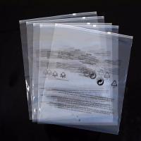Tear-Resistant Transparent Self-Sealing CPE Zipper Bag Soft For Cloth Package