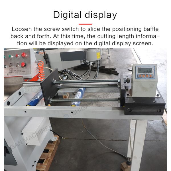 XS-455AL Pneumatic Aluminum Cutting Machine Aluminum Alloy Cutting Machine for 45 Degree