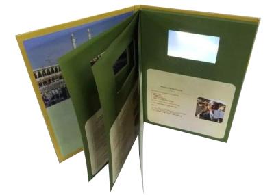 Completement personnalisable, carte vidéo à écran LCD de 4,3 pouces, carte vidéo de contrôle de la lumière à LED, livre/livret à plusieurs pages