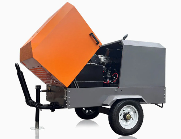 750 Cfm Portable Diesel Tow Behind Air Compressor for Sale