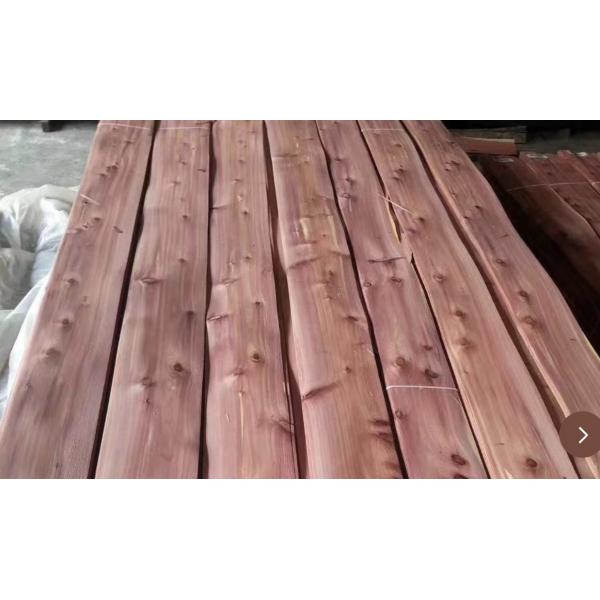 Aromatic Red Cedar Natural Wood Veneer Thickness 50C For Furniture Wardrobes