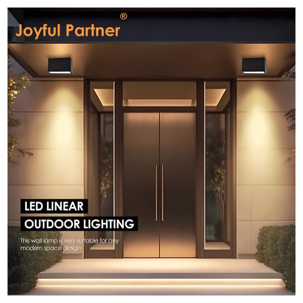 Deep Anti-glare Ceiling Line Lights IP65 Waterproof Aluminum Housing Up Down Wall Light Surface Mounted Decoration Wall Lamp