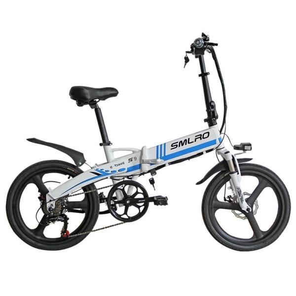 Shimano 20 Inch Folding Electric Bike , 8mps Portable Folding E Bike 10.4AH