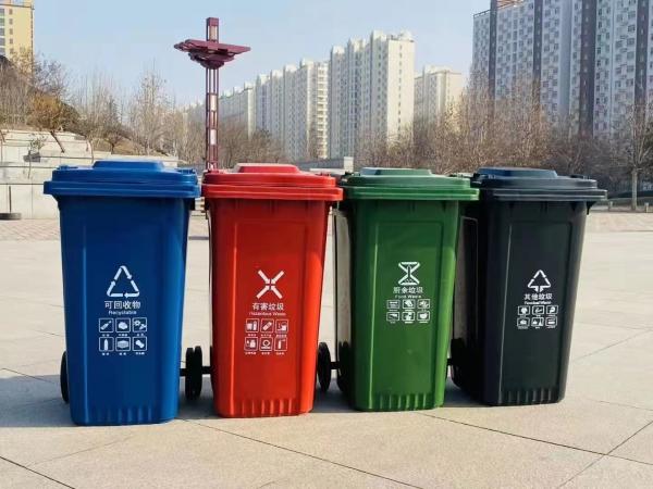 Wholesale Large Garden Compost Bin Outdoor Plastic Garbage Bin with Wheels