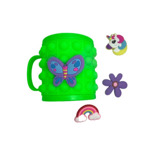 Non - Stick Easy Cleaning Baby Silicone Kids Mug Squeeze Cups Customization Possibilities